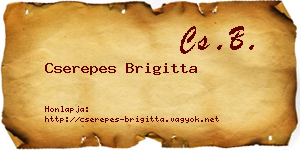 Cserepes Brigitta névjegykártya